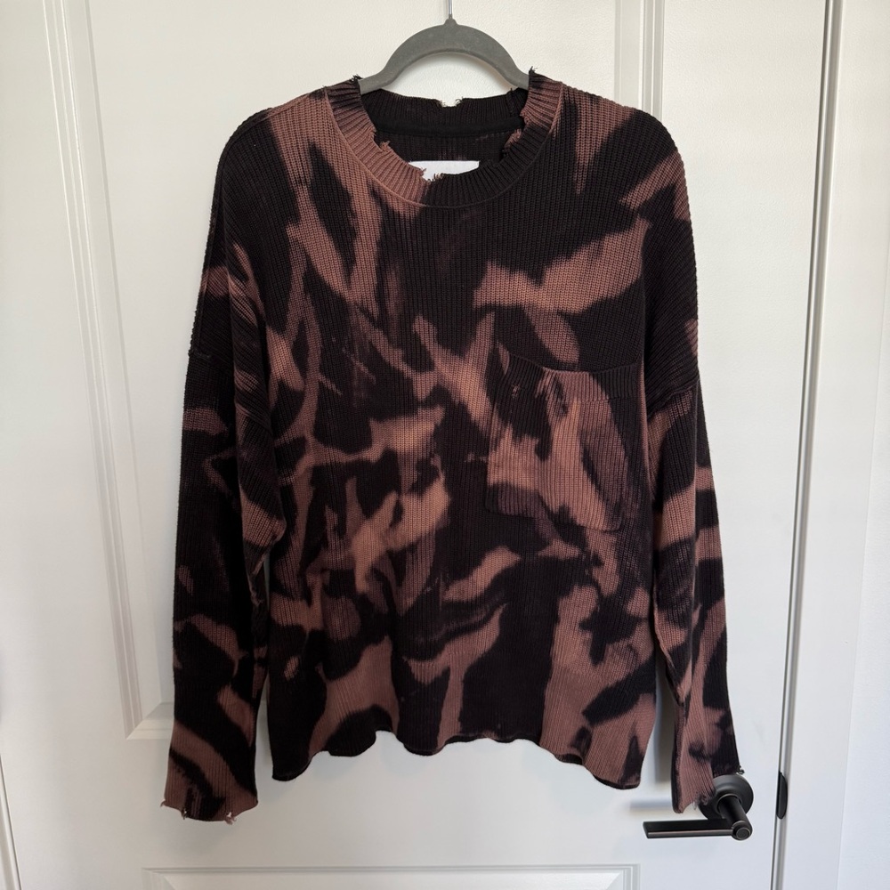 Pistola Distressed Tie-dye Sweater